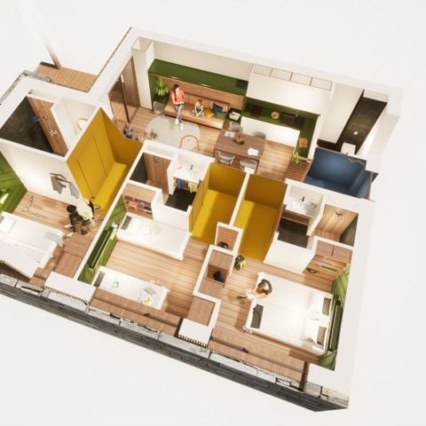 Appartement 6 personnes - 4 pièces