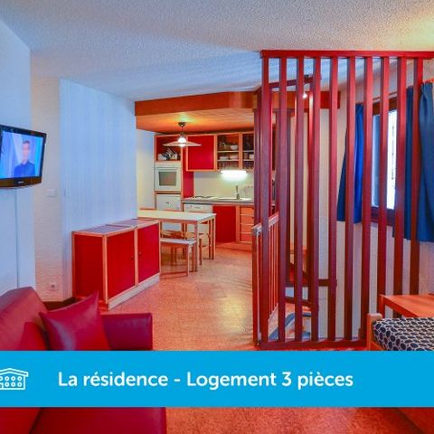 APPARTEMENT 8 personnes - 3 Pièces - Accueil lit bébé impossible 8 pers