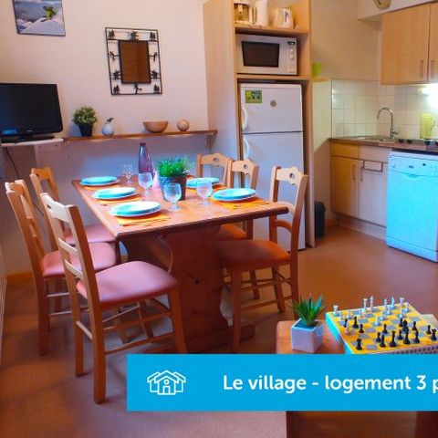 APPARTEMENT 8 personnes - 3 Pièces - Accueil lit bébé impossible 8 pers