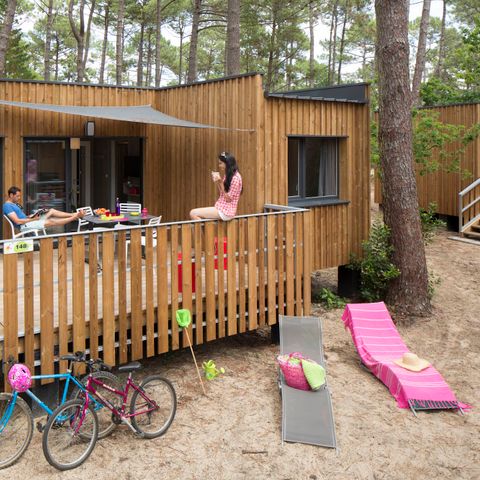 Mobilheim 8 Personen - 4-Zimmer-Lodge