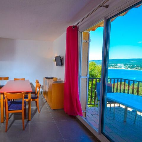 Apartment 4 persons - 1 Room 4 pers