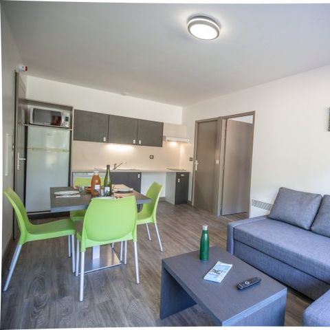 Appartement 4 personen - 2 kamers 4 pers