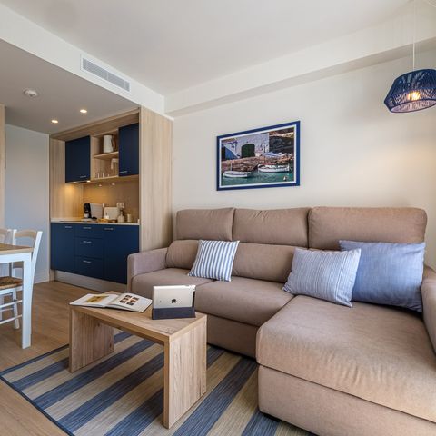 Apartement 2 Personen - 1 Zimmer 2 Pers.