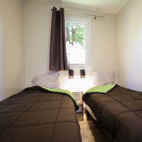LODGE 4 persone - Lodge Family 34.02 m² - 2 camere da letto + terrazza + TV