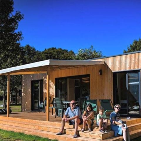 Lodge 4 personnes - Lodge Serenity 33,9 m² - 2 chambres + 2 SDB + Terrasse + TV