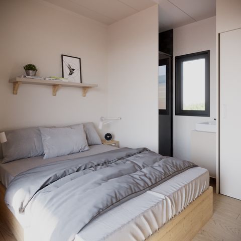 LODGE 4 Personen - Lodge Serenity 33,9 m² - 2 Schlafzimmer + 2 Bäder + Terrasse + TV