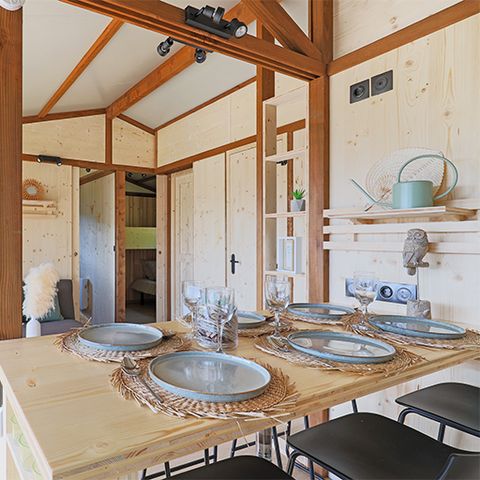 CHALET 4 persone - Chalet Portland 35 m² - 3 camere da letto + terrazza coperta + TV