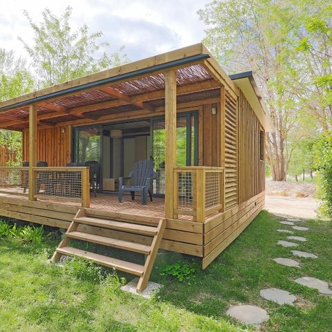 Chalet 4 personen - Chalet Portland 35 m² - 3 Zimmer + Überdachte Terrasse + TV