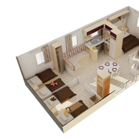BUNGALOW 6 personnes - CONFORT - TV