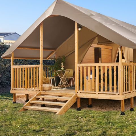 SAFARITENT 5 personen - Safari tent met 2 slaapkamers