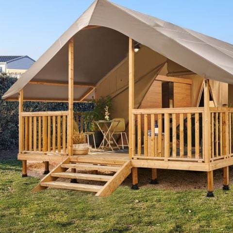 Safarizelt 5 Personen - Safari-Zelt 2 Zimmer