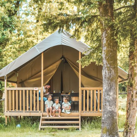 Safarizelt 5 Personen - Safari-Zelt 2 Zimmer