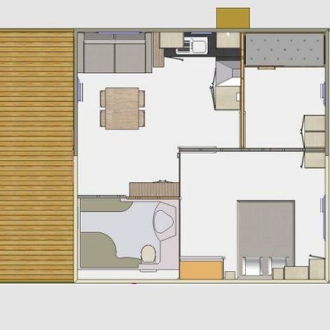 CHALET 4 people - PMR chalet (disabled access) 2 CH