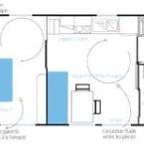 MOBILE HOME 4 people - PMR (disabled access)