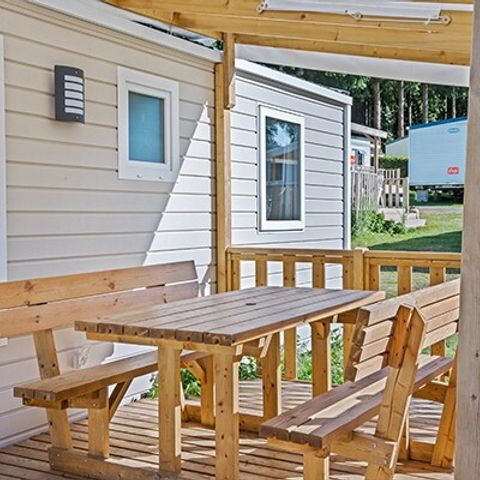 MOBILE HOME 6 people - Mobile-home | Comfort XL | 3 Bedrooms | 6 Pers. | Raised terrace