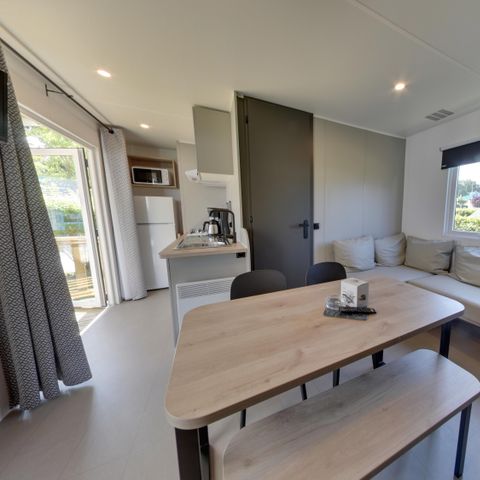 Stacaravan 6 personen - 6 personen comfort + 3 slaapkamers