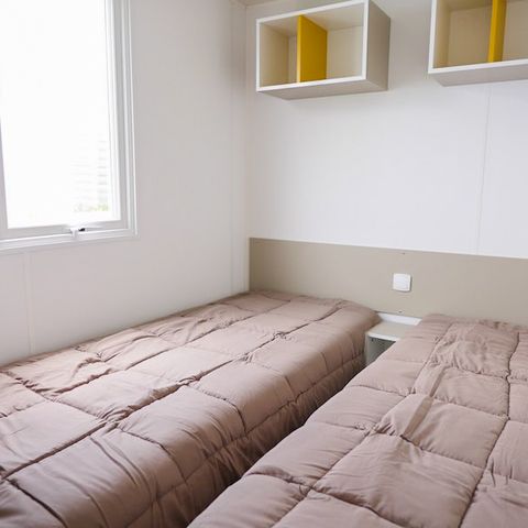 Stacaravan 6 personen - 6 personen comfort 3 slaapkamers