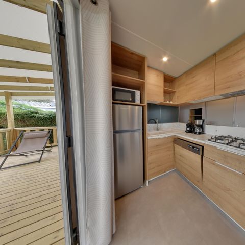 Stacaravan 6 personen - 6 personen comfort + (3 slaapkamers)