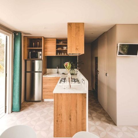 Stacaravan 6 personen - 6 personen comfort + (3 slaapkamers)