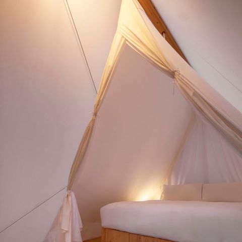 Canvas and wooden tent 2 persons - Cabin Tent