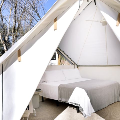 Canvas and wooden tent 2 persons - Bell Tent