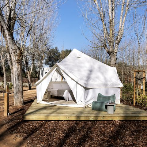 Canvas and wooden tent 2 persons - Bell Tent