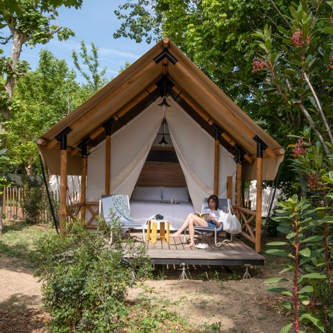 Canvas and wooden tent 2 persons - GLAMPING COUPLE