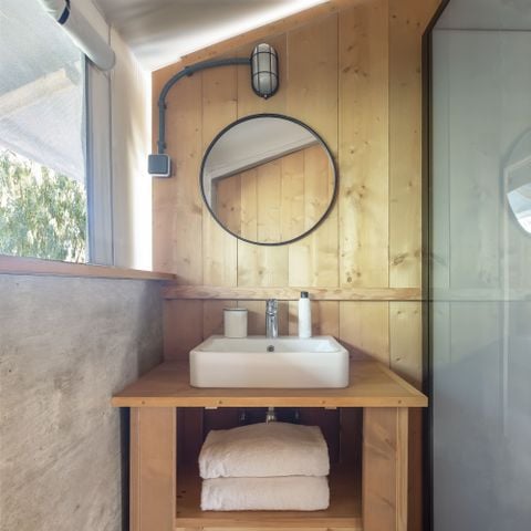 TENTE TOILE ET BOIS 2 personnes - LODGE GRAND FAMILY