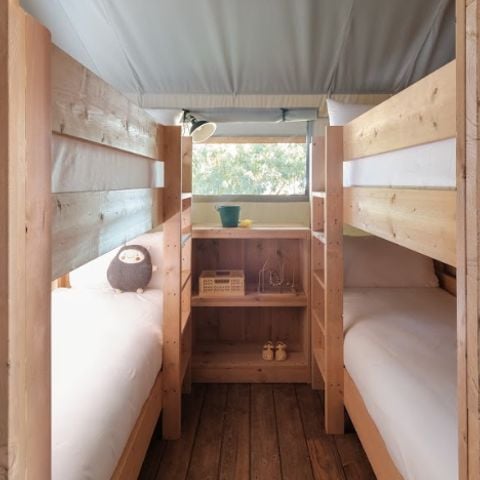 TENTE TOILE ET BOIS 2 personnes - LODGE GRAND FAMILY