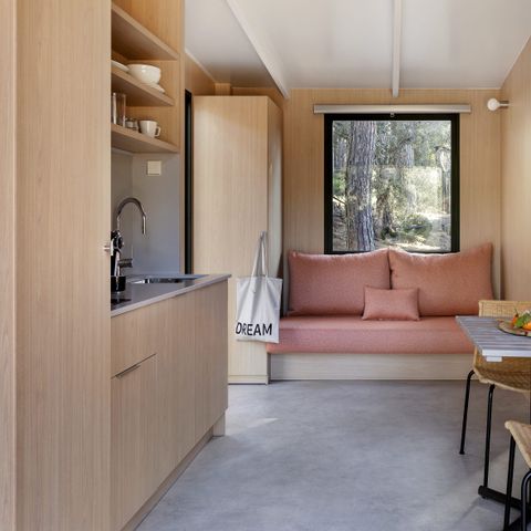BUNGALOW 2 personnes - MOBIL HOME ADAPTÉE