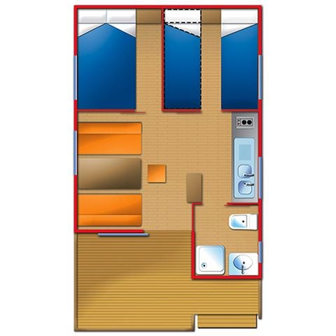 BUNGALOW 5 persone - CLUB