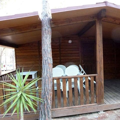 BUNGALOW 4 personnes - en bois 2+2 22 m²