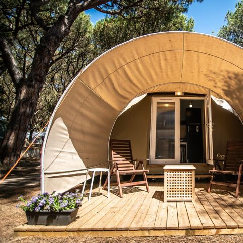 Tent van canvas en hout 4 personen - COCO SWEET