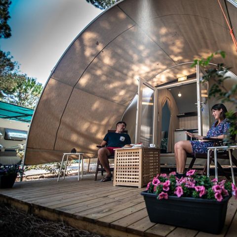 Tent van canvas en hout 4 personen - COCO SWEET