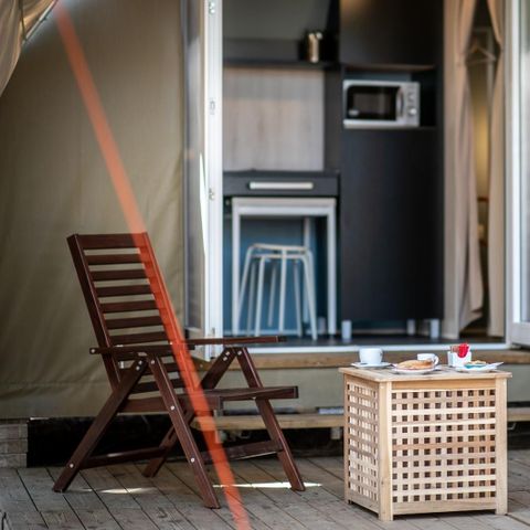 Canvas and wooden tent 4 persons - COCO SWEET