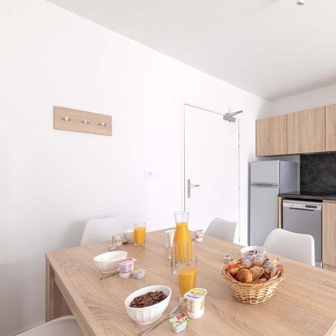 APPARTEMENT 6 personen - 2 kamers Hut