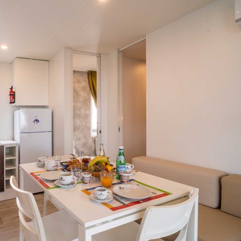 Stacaravan 5 personen - Huisdiervriendelijke Superior Lodge