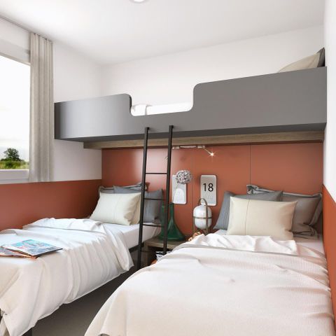 Stacaravan 6 personen - Glam (huisdieren toegestaan)