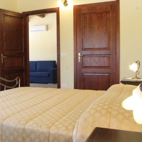 Apartment 3 persons - Garden view 3 persons - 1 bedroom with double bed + extra bed (including breakfast)