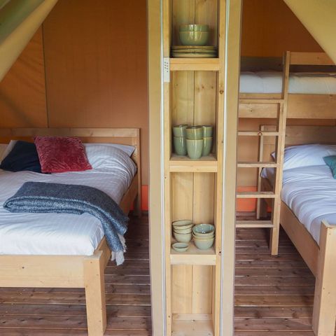 CANVAS AND WOOD TENT 5 people - Safari tent Lodge (5P)