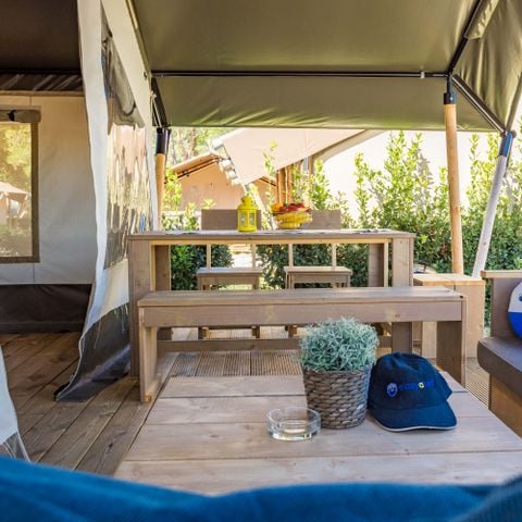 TENTE TOILE ET BOIS 4 personnes - Stella Maris - Tente Safari Confort