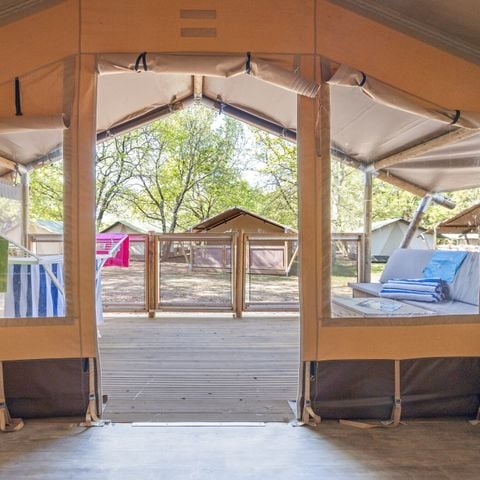 TENTE TOILE ET BOIS 4 personnes - Stella Maris - Tente Safari Douillette