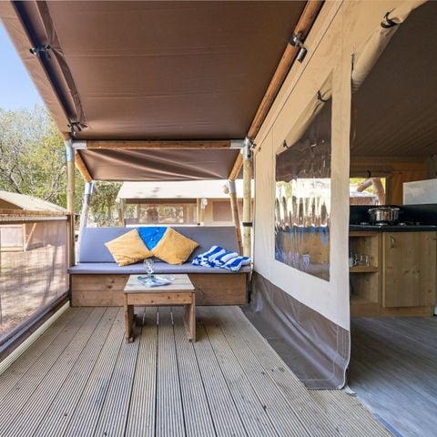 TENTE TOILE ET BOIS 4 personnes - Stella Maris - Safari tent Lodge (5P)