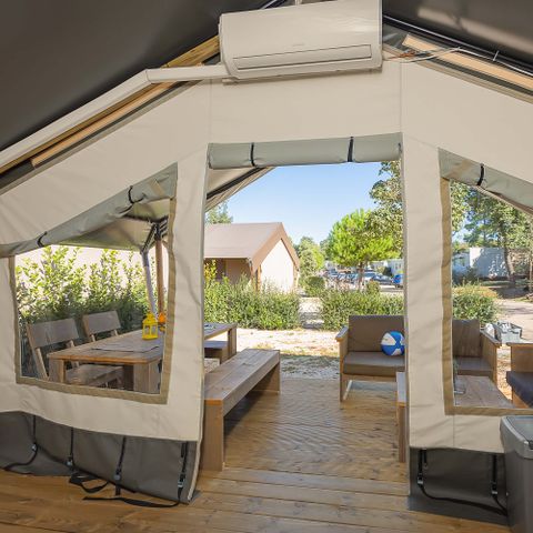 SafariZelt 4 Personen - Safarizelt Comfort +  Klima 