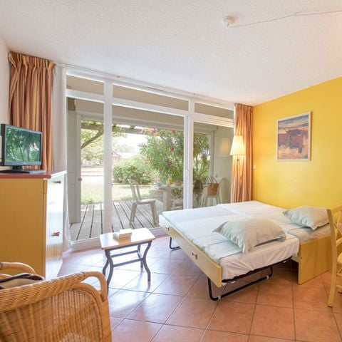 Appartement 3 personen - 2 kamers-3 personen Zeezicht (Logies en Ontbijt)