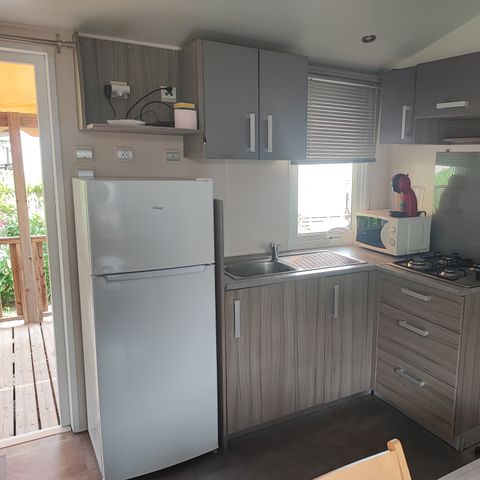 Mobilheim 4/6 personen - IRM oder Trigano - 3 Schlafzimmer - Klimaanlage - TV