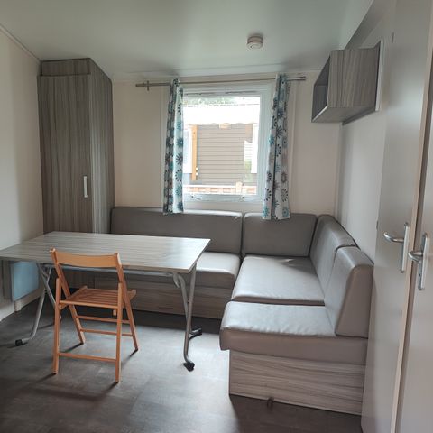 Mobile home 4/6 persons - IRM or Trigano - 3 bedrooms - Air conditioning - TV