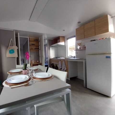 MOBILE HOME 6 people - 3 bedrooms - CLIM - TV