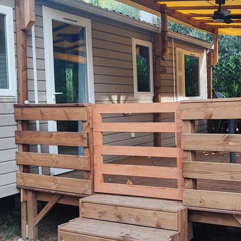 BUNGALOW 5 personnes -  3 chambres - Clim + TV 4/5 pers. 