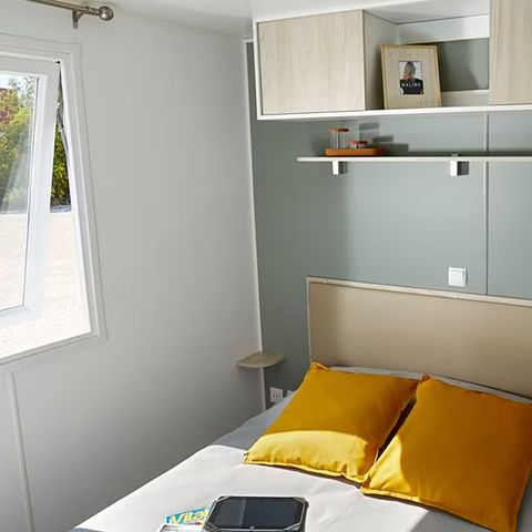 Mobilheim 4 personen - 2 zimmer, tv, klimatisiert, überdachte terrasse